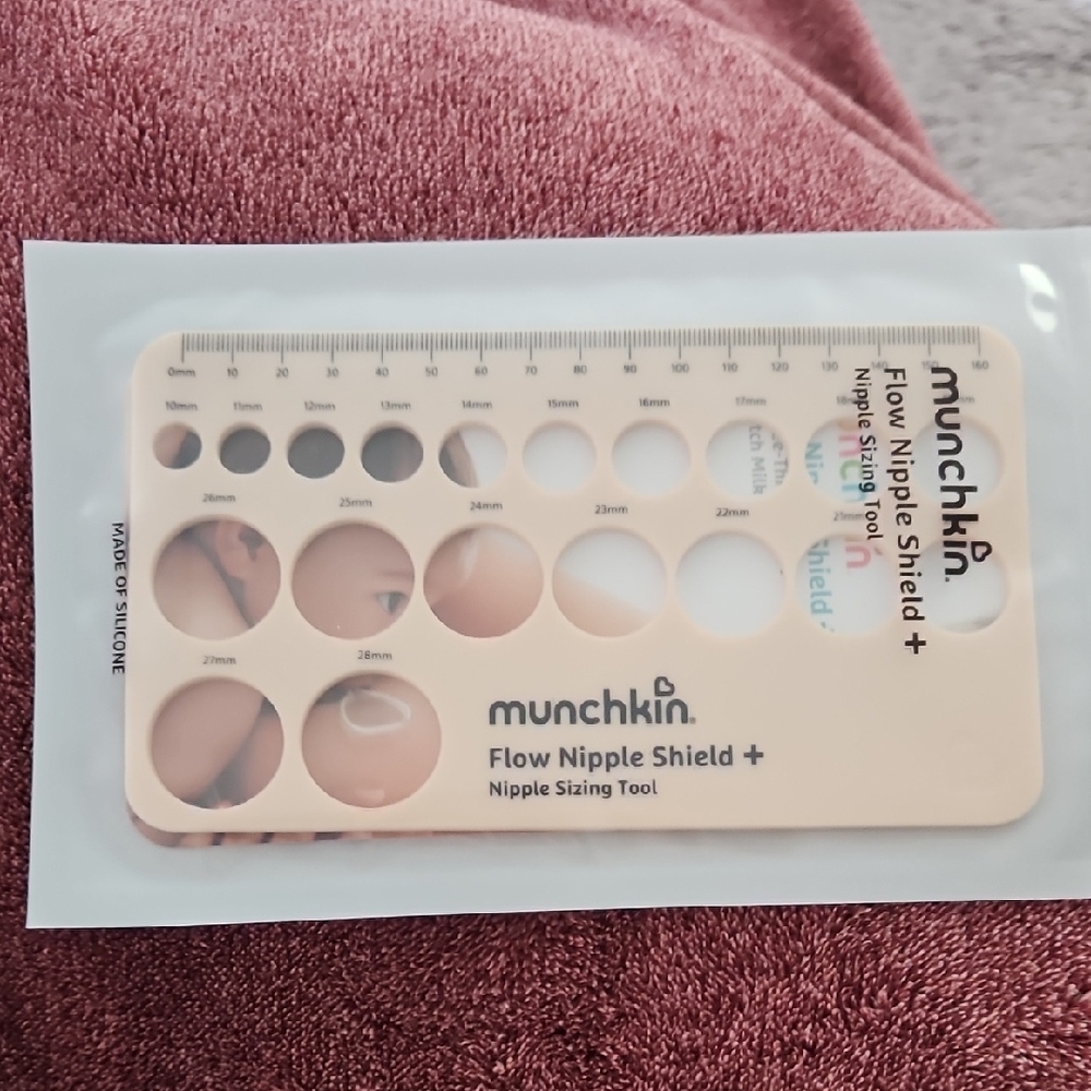 Munchkin Nipple Shield and Sizing Tool
